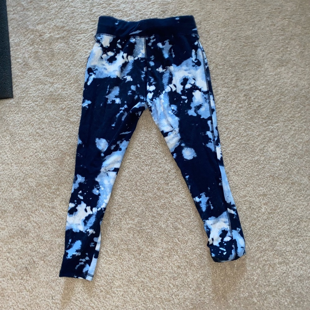 Blue Multicolored Leggings